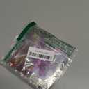 Aneco Purple Glitter Mini Christmas Tree Topper Shatter-Proof 4 Inch Small Christmas Tree Decoration Treetop for Holiday Ornament or Home Decor