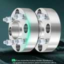 SCITOO 1.5 inch 4X4.5 Hubcentric Wheel Spacers 4x114.3mm to 4x114.3mm 66.1mm Bore Studs 12x1.25 4 Lug Wheel Spacers fit for G20 for M30 Wheel Spacers for 200SX Wheel Spacers 38mm 2Pcs