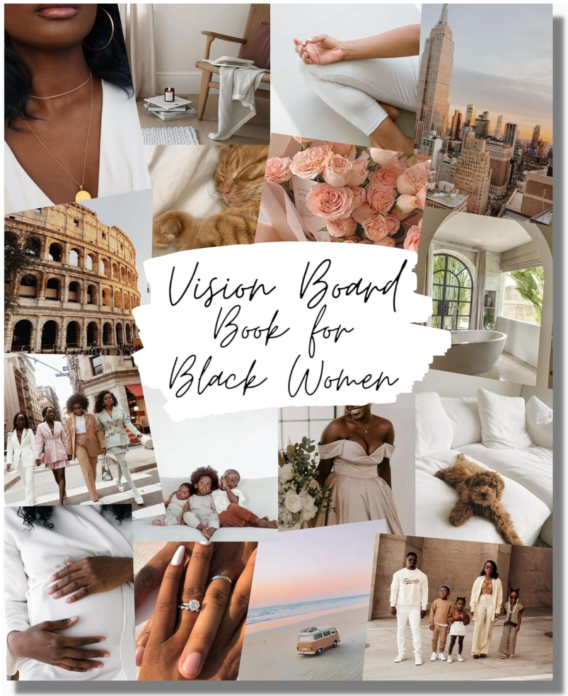 Lamare Vision Board Book for Black Women – 1000+ Vision Board Supplies & Pictures | Vision Board Kit, Magazines for Vision Board & Collage Book  Visualize & Manifest Life Goals