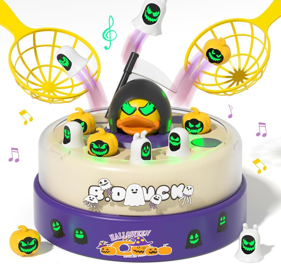 B.Duck Bounce and Catch Games, for Toddlers 3-5, Board Game for Kids Age 4-8, Interactive & Music Duck Games for 5-7 Boys Girls