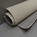 Mordem Indoor Door Mat 20" x 32" Non Slip Washable Doormats Sturdy Front Door Mat Absorbent Dirt Resist Door Mats Entrance Low Profile Doormat for Entryway Beige/White