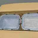 [8-Pack,30 oz]Glass Meal Prep Containers,Glass Food Storage Containers,Airtight lunch Containers with Lids, Microwave, Oven, Freezer and Dishwasher