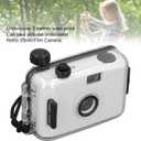 Disposable Film Camera, 35mm One Time Use Camera with 28MM F/9 Lens, Reusable Lightweight Vintage Camera for Kids (Black and White)