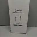  Lamosi 100 Count 12 oz Kraft Paper Cups, Disposable Hot/Cold Paper Coffee Cups, 12 Ounce Beverages Cups, Water Cups for Party Picnic Travel and Events : Health & Household