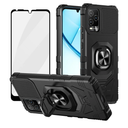 Ailiber for BLU View 5 Pro Phone Case, BLU B170D Case with Screen Protector, Ring Kickstand for Magnetic Car Mount, Military Grade, Shockproof Rugged Cell Phone Case for Tracfone BLU View 5 Pro-Black