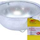 Tablecraft 1.5 Quart Colander with Handles, Stainless Steel