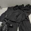 Punk Leather Harness Waist Belt for Women Goth Accessories Rave Accessory Adjustable Leather Corset Belts (Black-002), XL