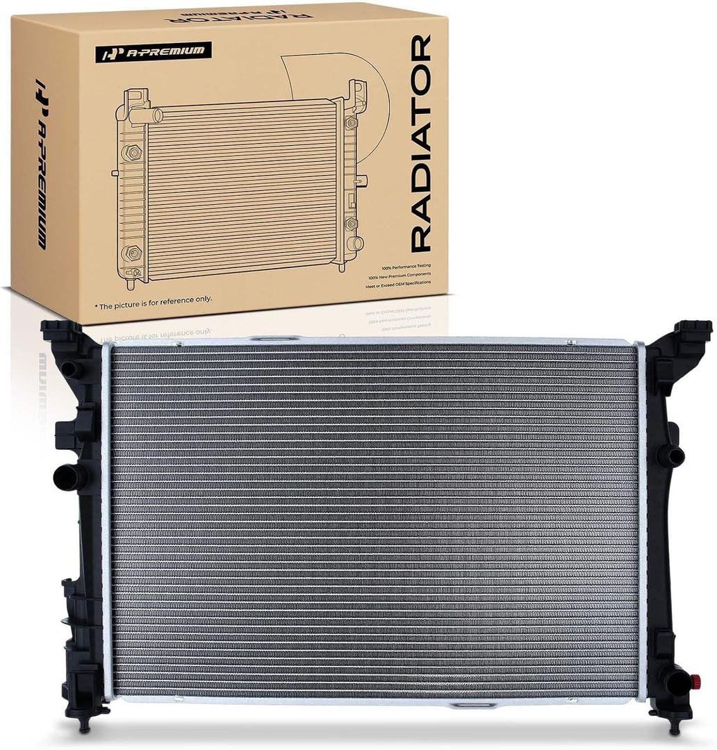 A-Premium Engine Coolant Radiator Assembly Compatible with Mercedes-Benz CLA250 2014-2020, CLA45 AMG 2014-2017, 2.0L