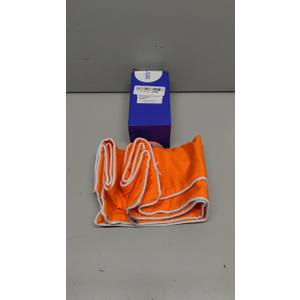 MIULEE Pack of 2 Outdoor Waterproof Pillow Covers Decorative Farmhouse Throw Pillow Covers Square Solid Color Couch Pillow Covers for Patio Tent Bed Sofa Living Room 18x18 Inch Bright Orange