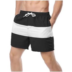 Tyhengta Men's Swim Trunks Quick Dry Bathing Suit Shorts with Zipper Pockets and Mesh Lining, Size 34