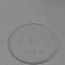 14.2" Microwave Glass Plate for GE Microwave Plate WB48X35496, 14 1/8 Inch Replacement Microwave Glass Plate for Panasonic F0601CD00BP A06014000AP LG MJS47373302 Microwave Glass Turntable (14.2" Small Coupler Hole)