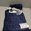 Deepsoon Heating Pad, Electric Heating Pads for Back, Neck, Abdomen, Moist Heating Pad for Shoulder, Knee, Arms, Legs, Dry/ Moist Heat & Auto Shut Off, Christmas Gifts for Men and Women, Navy Blue, 24x12 Inch