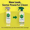 Seventh Generation All Purpose Cleaning Spray Surface Cleaner Lemon Chamomile scent Cuts Grease 23 oz, Pack of 4