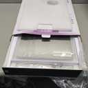 HIEEY Lighted Makeup Mirror, Hollywood Vanity Mirror with Lights, Three Color Lighting Modes, and 5X Magnification Mirror, Smart Touch Control, 360Rotation (17.3in,White,Gift Box)