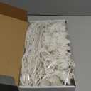 300Pcs 7.6inch Cotton Gift Clothing Price Tag String Hang Tag String Hanging Rope Snap Lock Pin Loop Fastener Hook Ties Fast to Attach for Clothes Tags Shoes Snap Lock Luggage Label (White)