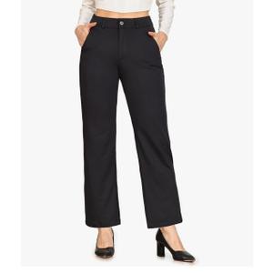 Bamans Womens Dress Pants Flare Leggings Work Office Pants Wide Leg Slacks High Waist Bootcut Business Trousers, Large