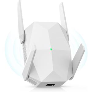 2026 AX3000 WiFi 6 Extender Signal Booster, Multi-Link Connectivity Internet Extender WiFi Booster for Home, Dual Band Long Range WiFi Repeater, Up to 19000 Sq. Ft. (White)