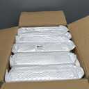 5-Tier Narrow Storage Cabinet Slim Bathroom Storage Cabinet with Movable Wheels Tall Bathroom Organizer Skinny Cabinet for Small SpacesBeige