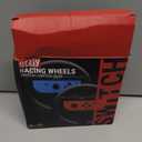 Orzly Steering Wheels for Nintendo Switch & OLED Console JoyCons, Racing Wheels for Mario Kart 8 Deluxe [Mariokart Switch Steering Wheel Joycon Controller Attachment Accessories]-TWIN PACK [2X Black]