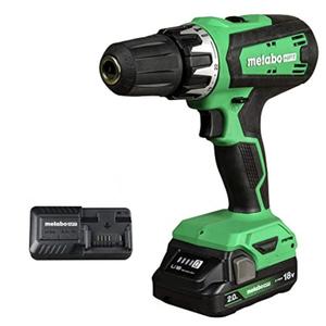 Metabo HPT 18V Cordless Drill Driver Kit, 1/2-Inch Keyless Chuck, Compact Power Drill Driver with 2.0Ah Lithium-Ion Metabo Battery, Charger, Powerful 470 in-lbs Torque, Two Speed Gear, DS18DFX Metabo HPT 18V Cordless Drill Driver Kit, 1/2-Inch Keyless Chuck, Compact Power Drill Driver with 2.0Ah Lithium-Ion Metabo Battery, Charger, Powerful 470 in-lbs Torque, Two Speed Gear, DS18DFX