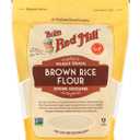 Bob's Red Mill Brown Rice Flour, 24oz (Pack of 4) - Non GMO, Whole Grain, Vegan, Kosher (EXP 05/10/26)
