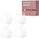 Momcozy M5| M6| M9 Original Replacement Accessories, FoodGrade Silicone & BPA Free, Original Breastfeeding Parts, Inserts 21mm, 4 Pack