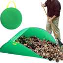 UQM Leaf Collector, Portable Pop Up Leaf Bags, Foldable Leaf Pick Up Tools Patent Number D1005635, Reusable Yard Garden Bags for Leaves Lawn Trash (Green)