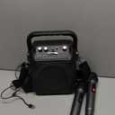 Karaoke Machine, Portable Bluetooth Speaker with 2 Wireless Microphones for Adults & Kids with Lights, Karaoke Microphone with PA System Supports USB/TF/FM/AUX for Home Party Home System Packages (Black)