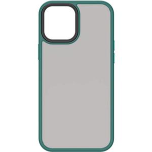 HAZELS Case Compatible with iPhone 12 Compatible with iPhone 12 Pro, Slim Thin Cover, Translucent Frosted Case, 360 Full Body Protection Shockproof Protective Phone Case (Color : Green) (Green)