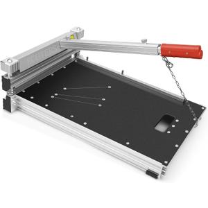 13 Laminate Floor Cutter with Wheels, Heavy Duty Vinyl Floor Plank Cutter, Adjustable Angle Length Cutting 17mm Thick LVP SPC WPC Engineered Wood