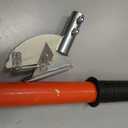 Long Handle Carpet Cutter Tool, Heavy Duty Stand Up Roller Carpet Cutteing, 43"-77"