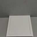 Access Doors Panel 10 x 10 inch Aluminum Alloy Access Door for Drywall Panel for Wall and Ceiling Electrical and Plumbing (White, 10x 10 inch)