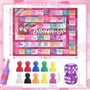 Drinking Board Games for Adults, Waterproof Leather Mat Drinking Board Game, Fun Party Interactive Drinking Games for Game Night, Bachelorette Parties, Birthday, Age 21+, 2-8 Players