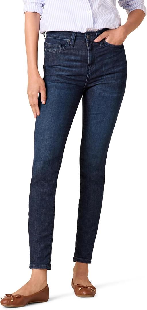 Womens High-Rise Skinny Jeans - Discontinued Colors (8, Dark Wash)