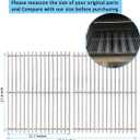 Grill Grates for Weber Spirit E320 E310 & GS4 Spirit II 300 Series, Spirit 700/1000-3500, Genesis Silver B & C/Gold B & C/Platinum B & C - Fits As The Original - Stainless Steel - Set of 2