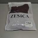 ZESICA Women's Wide Leg Striped Palazzo Pants 2026 Casual High Waist Straight Business Work Dressy Trousers with Pockets Red Brown Medium