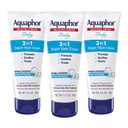 Aquaphor Baby Diaper Rash Cream, 3-in-1 Diaper Rash Relief, 3.5 Oz Tube, (Pack of 3)