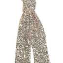 Small Scarf With Fashionable Sequins For Decoration (Tassel Rose Gold)