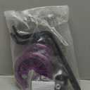 training wheels flash mute wheel bicycle stabiliser mounted Kit compatible for bikes of 12 14 16 18 20 Inch 1 Pair (Purple)