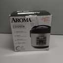AROMA Digital Rice Cooker, 4-Cup (Uncooked) / 8-Cup (Cooked), Steamer, Grain Cooker, Multicooker, 2 Qt, Stainless Steel Exterior, ARC-914SBD