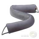 MAGZO Door Draft Stopper, 32 Inch Under Door Draft Blocker Noise Stopper, Weighted Wind Blocker Draft Guard for Bottom of Door, Gray