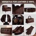 Leather Recoloring Balm - Scratch Repair & Color Restore Kit for Faded Leather, Leather Couch & Car Seats - 10OZ Leather Restorer Balm for Furniture, Auto Interior, Vinyl, Accessories (Medium Brown)