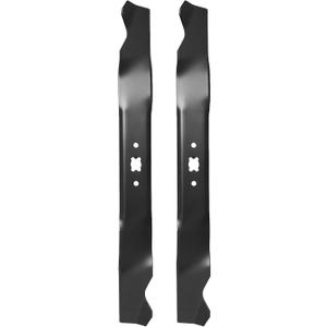 942-0741A Mower Blade for 21‘’ Deck, Compatible with T roy Bilt TB130 TB240 TB230 TB200 TB210 TB160, C raftsman M230 M250, C ub Cadet, M TD 21'' Mower, Replace 742-0741, 742-0741A, 942-0741, 2-Pack