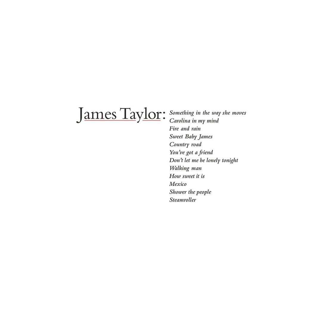 James Taylor's Greatest Hits Vinyl