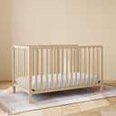 Storkcraft Morningside 5-in-1 Convertible Crib GREENGUARD Gold Certified, Fits Standard Crib Mattress, Converts to Toddler Bed, Daybed and Full Bed, 4 Adjustable Mattress Heights (Driftwood)