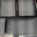 Kuject Large Shoe Organizers Storage Boxes for Closet, 12 Pack Clear Plastic Stackable Storage Bins with Lids, Under Bed Shoe Containers for Entryway, Drop Front, Fit up to Women's Size 10, Black