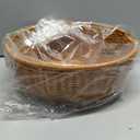 Berdeng Fruit Bowl for Kitchen Counter, Large Fruit Basket with Handle, Suitable for Storing Fruits, Vegetables, Bread, Candys and Snacks