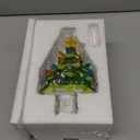 Hausse Green Christmas Tree Night Light, Decorative Ceramic Xmas Tree Nightlight with Lamp for Kids, Multicolor Bulbs & 360 Degree Swivel Plug with On/Off Switch for Bedroom Kitchen Bathroom Decor