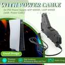 for PS5 Power Supply for ADP-400DR / ADP-400ER /PA-1401-JT20 Internal Power Source with AC Adapter Replacement Console Accessories Parts with Power Cable Repair Tools