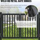 Weld on Trailer Hinges, Heavy Duty Dump Truck Trailer Metal Gate Hinges with Grease Zerk Fitting, Strap Style Short Leaf Truck Gate Hinges (4 Pack)